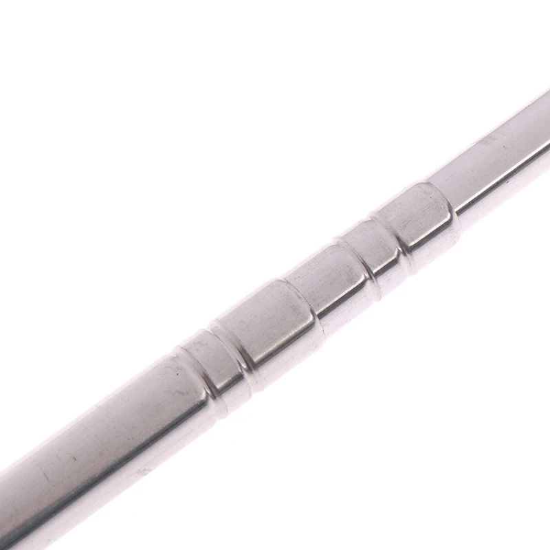 1pcs Black Stretchable Pointer Touch Whiteboard Pen Felt Head Stainless Steel Telescopic Rod Teacher Pointer 1 Meter