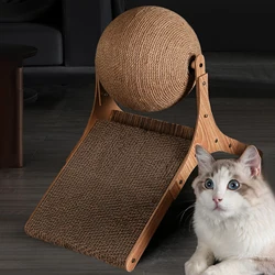 Cat Scratcher Toy Interactive Pet Toy Wear Resistant Furniture Protection Scratching Ball for Grind Claw Playing Indoor Cats