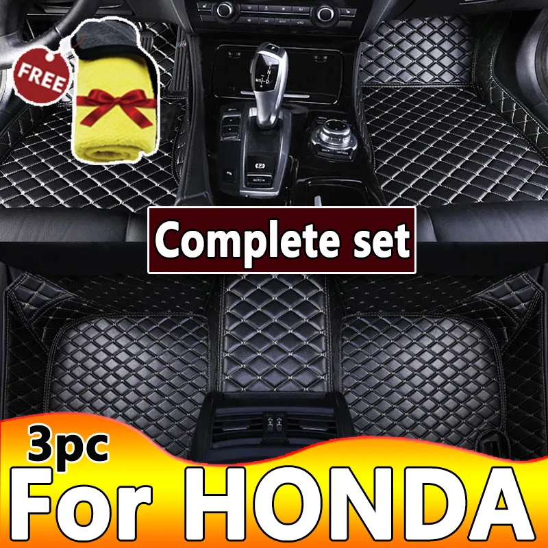 Car Floor Mats For HONDA CRIDER City Ridgeline Prelude 2doos BRV S2000 life Legend SPIRIOR STEP WGN Car Accessories