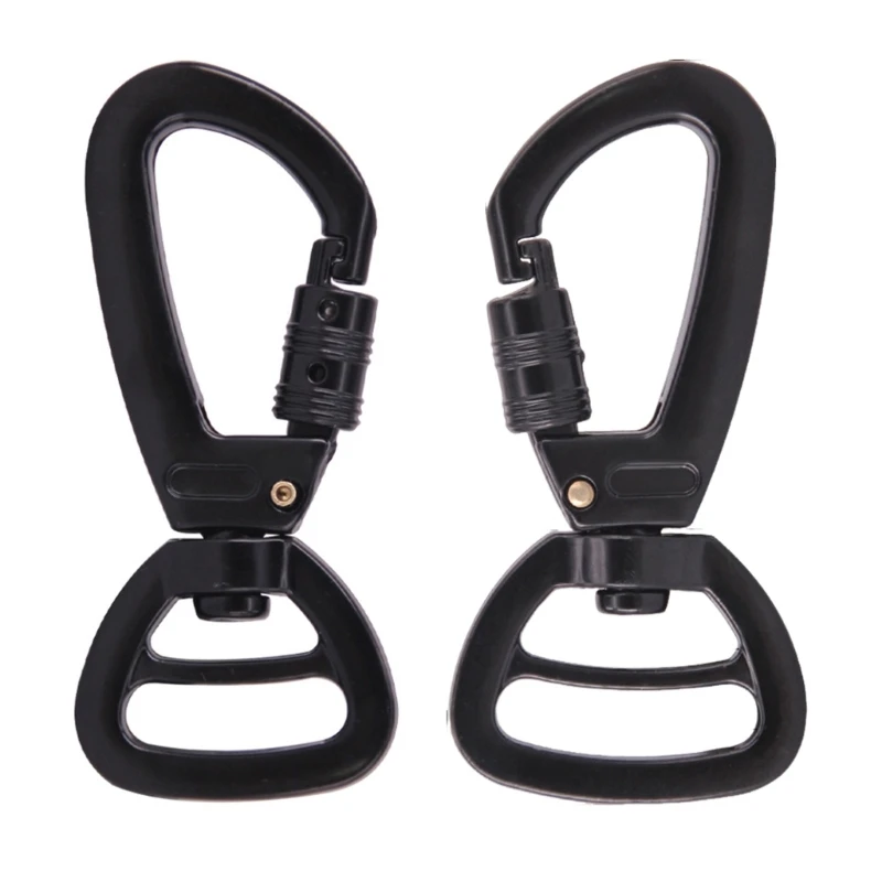 Outdoor Swivels Hook Carabiner Keychain Lobsters Clasp 360 Rotating Strong Tension Lobsters Buckle Luggage Accessories