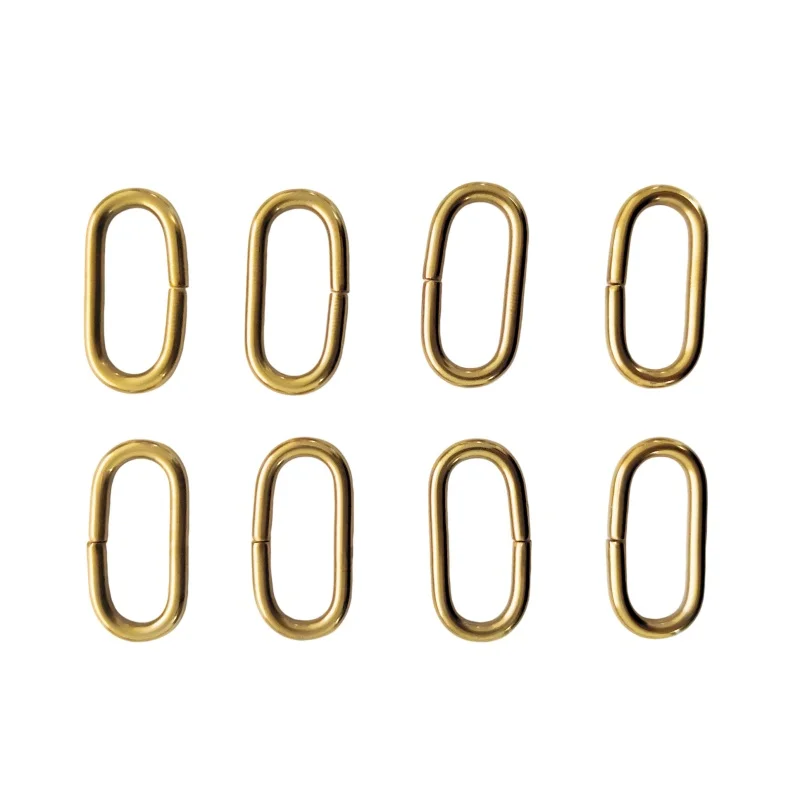 Wholesale 100PCS/Lot Plating Gold Color Ring Stainless Steel Watch Buckles Diameter 2.9MM 18MM 20MM 22MM 24MM For Watch Bands