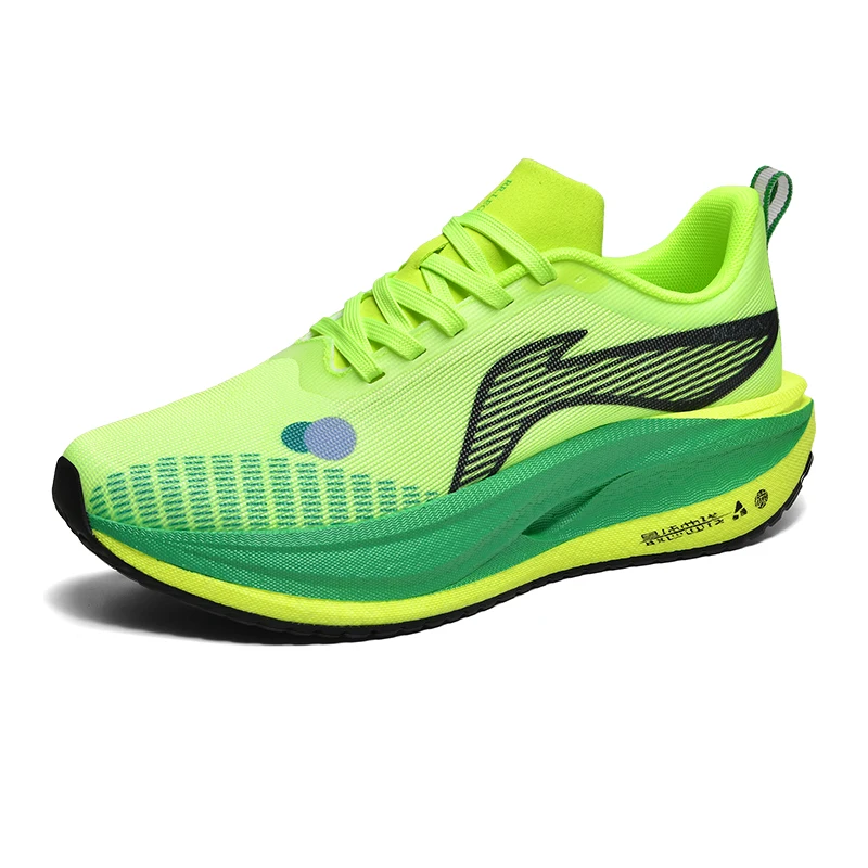 Zapatos deportivos para hombre, zapatillas ligeras para correr con placa de carbono, absorción de impactos para invierno, antideslizantes, resistentes al desgaste, transpirables