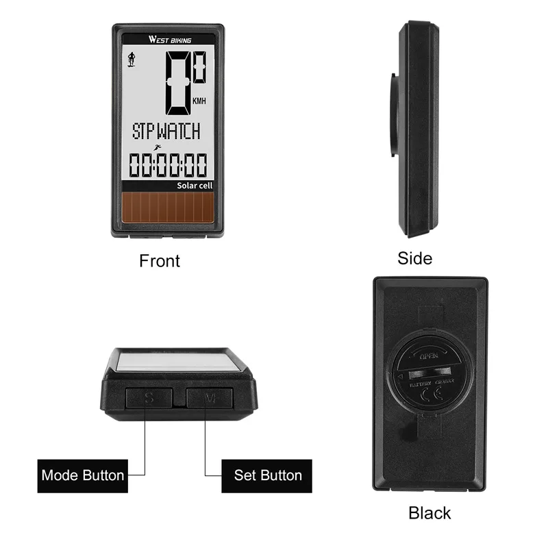 Wireless Waterproof Digital Bicycle Computer Smart Electronic Sensor for Road Bike view 2