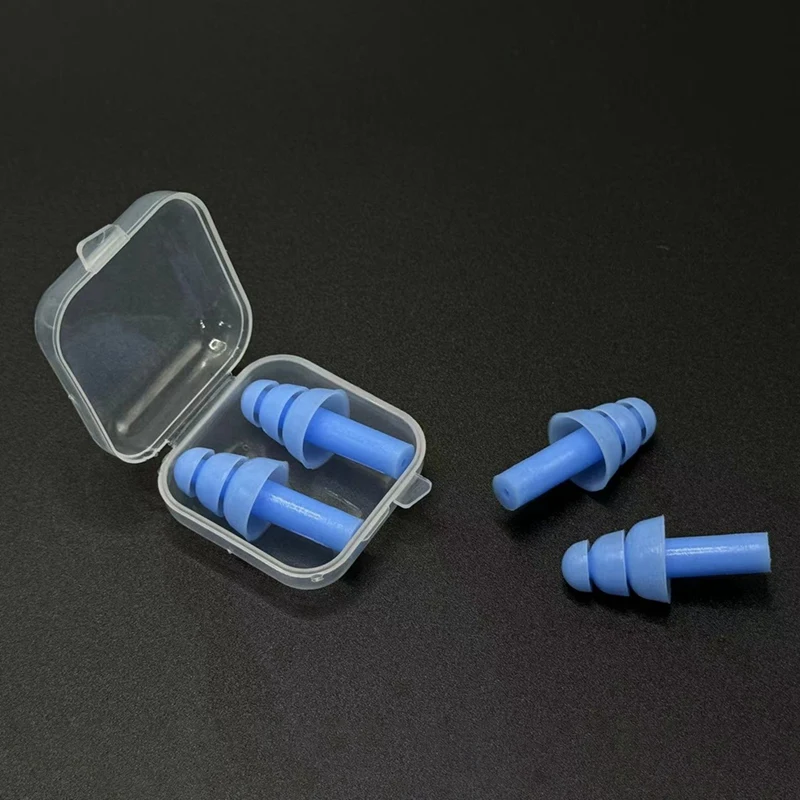 Soft Silicone Earplugs Waterproof Swimming Ear Plugs Reusable Noise Reduction Sleeping Ear Plugs Hearing Protector