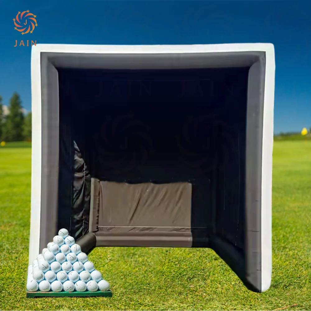 Portable Inflatable Golf Simulator Practicing Tent Inflatable Tent for Golf Inflatable Driving Range Mobile Golf Simulator