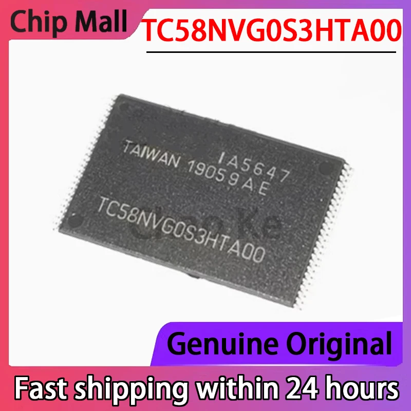 

1 шт. оригинальный TC58NVG0S3HTA00 упакованный флэш-чип памяти TSOPI-48