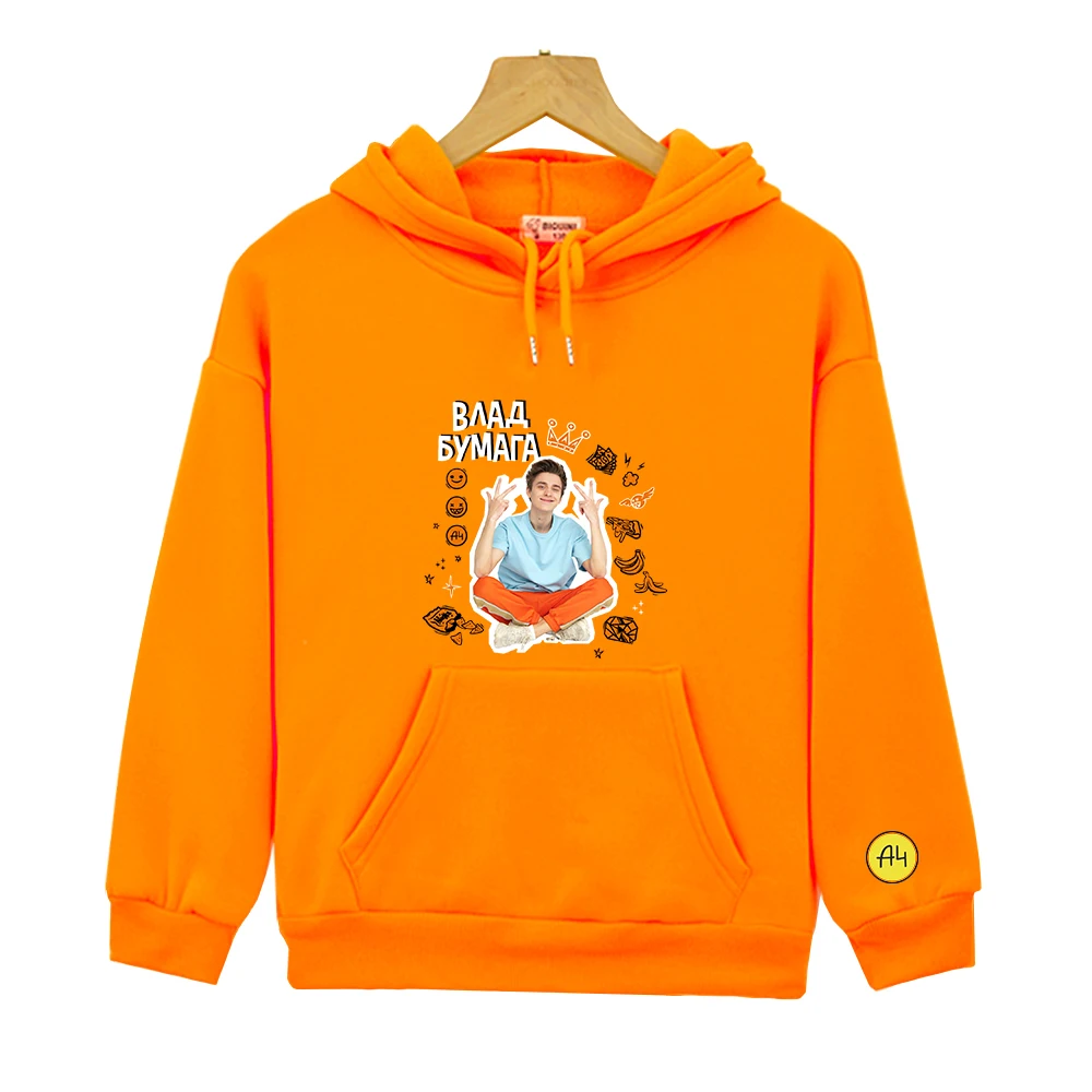 Hoodies for Girls Cartoon Merch A4 Children Clothing Autumn Winter Boys Girls Long Sleeves Sweatshirts Tops Kids Casual Мерч А4