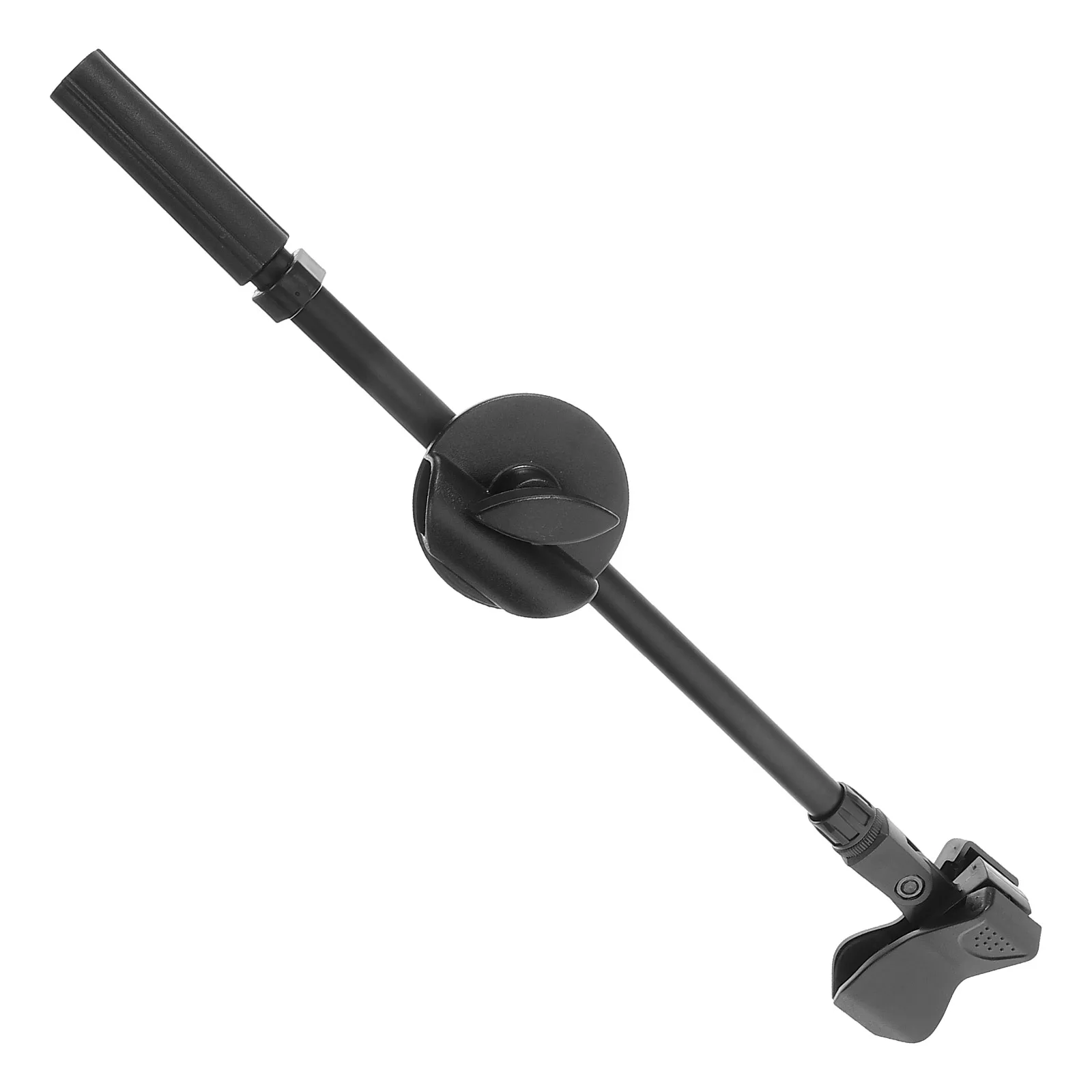 

Microphone Stand Boom Arm 350mm Metal Horizontal Bar Spring Clamp Mic Desk Stand Adjustable Height Live Streaming Home Use