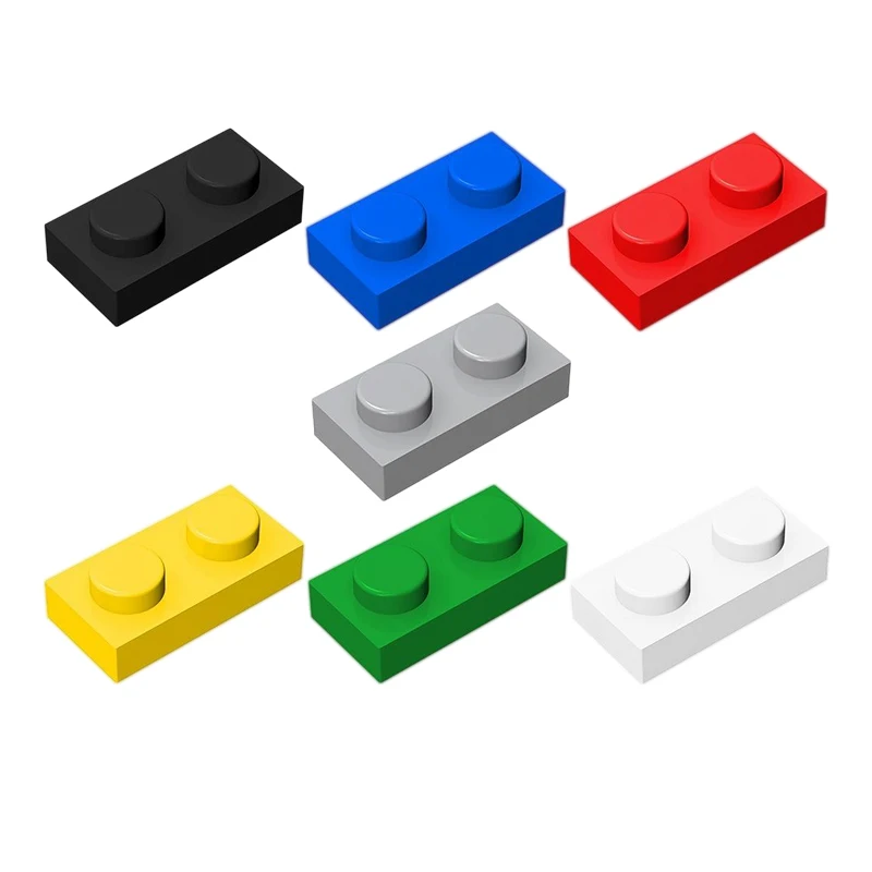 Klocki DIY Cienkie Klocki 1x2 3023 Kropki Edukacyjne Zabawki Konstrukcyjne dla Dzieci Kompatybilne z Marką