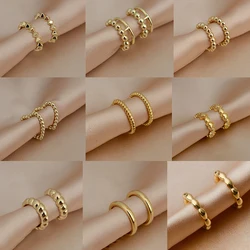 2025 Fashion Crystal CZ C Shape Ear Cuffs No Hole Ear Clip Non-Piercing Fake Cartilage Earrings For Women Jewelry Earring Stack