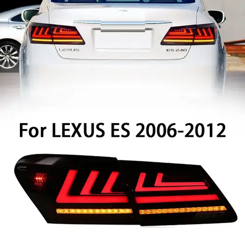 Lexus ES 2006-2012 ES350 260 LED 자동차 테일 램프 주간 주행 등 동적 회전 신호 자동차 액세서리 용 자동차 테일 라이트