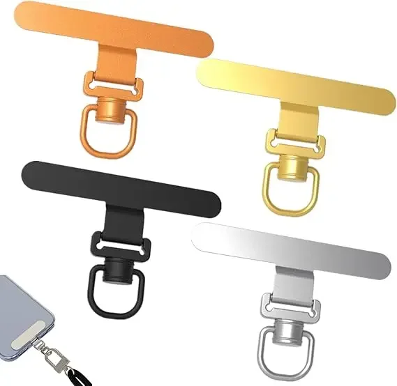 360° Drehbarer Telefon-Lanyard-Clip aus Edelstahl mit Universal-Anti-Verlust-Telefonband-Halter-Adapter-Anschluss