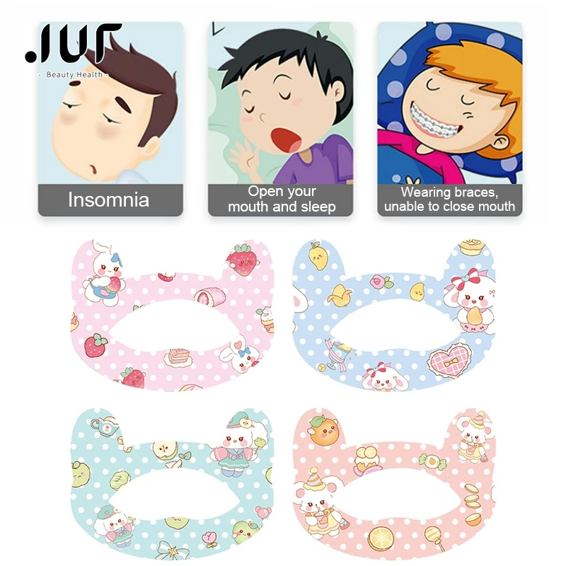 30Pcs/Pack Anti-Snoring Stickers Children Adult Night Sleep Lip Nose Breathing Improving Patch Mouth Correction Orthosis Tape