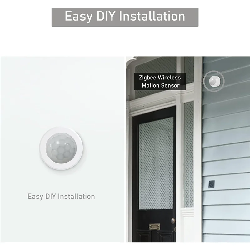 ABGR-1 Набор датчиков движения Беспроводной детектор движения для автоматизации умного дома со встроенным концентратором Zigbee, требуется концентратор, работает для Al