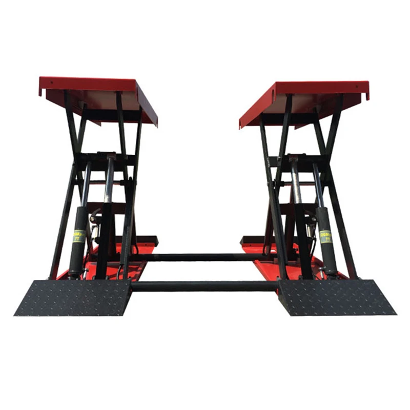 

1.2M/1.4M/1.6M 4000KG Mobile Scissor Car Lift Four Cylinder Hydraulic Lifting Machine