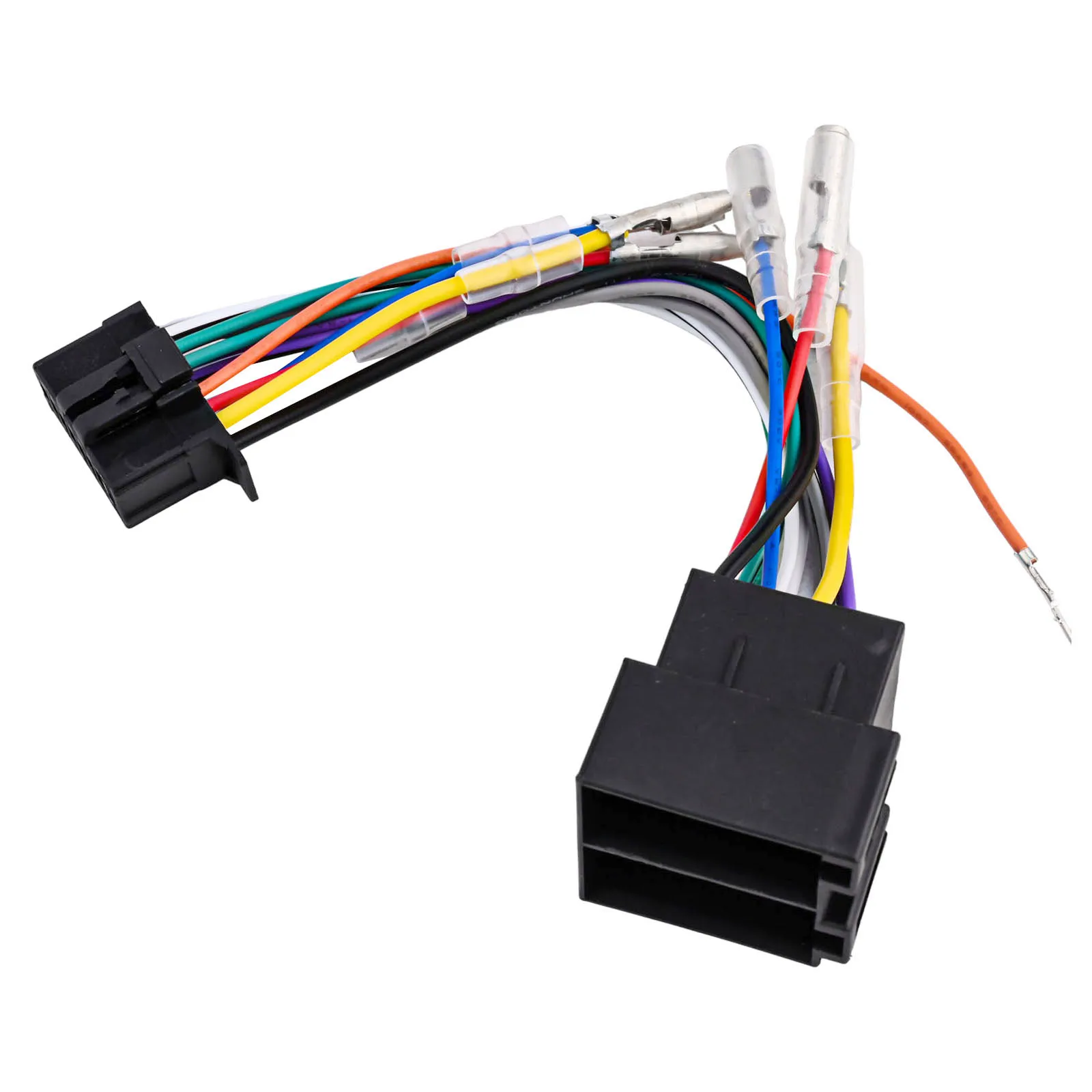 185mm 7.28 Length for iso Adaptor Cable Stable Connection Easy Installation No Rewiring Needed Non-destructive Transfer
