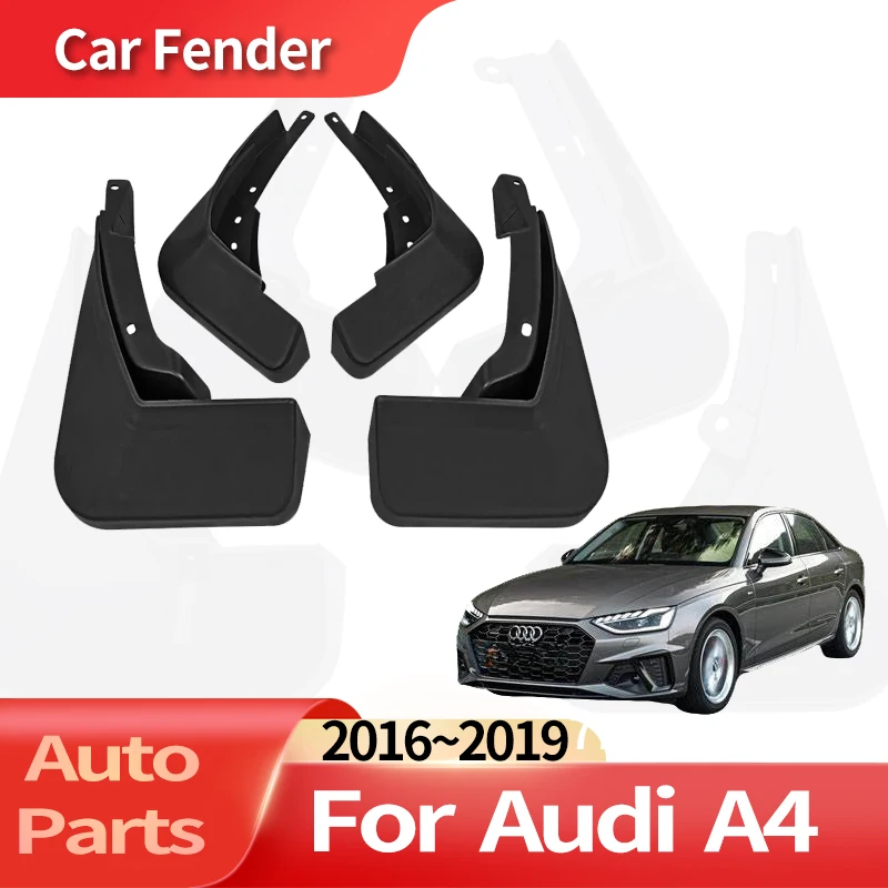 

Auto Accessories For Audi A4 2016~2019 Fender Lining Car Fender Anti-sand Splash Mud Guard Skin Punch-free Installation Car Tool