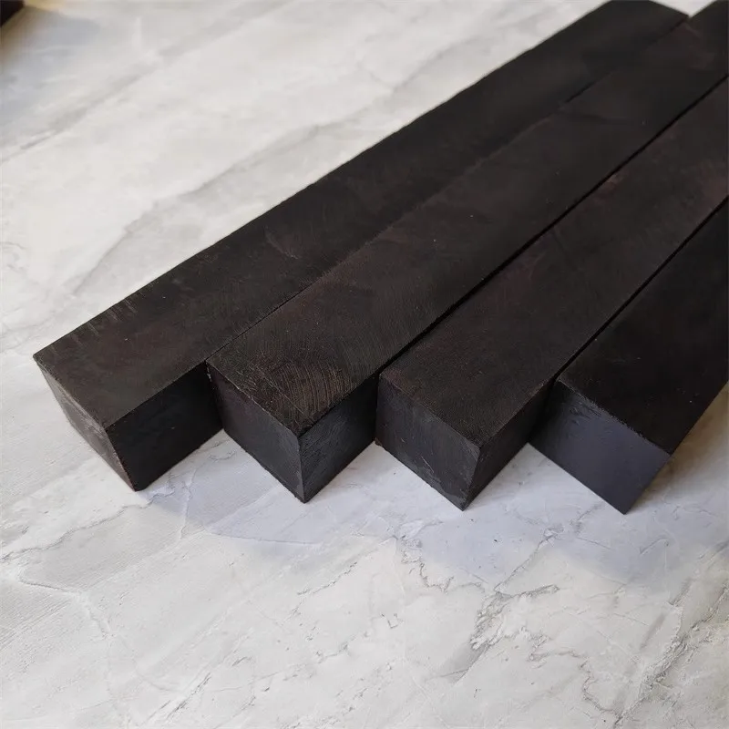 خشب الصندل الأرجواني خشب الأبنوس الغارق DIY عالي الكثافة نحت الخشب الأسود مواد صنع الحرف اليدوية