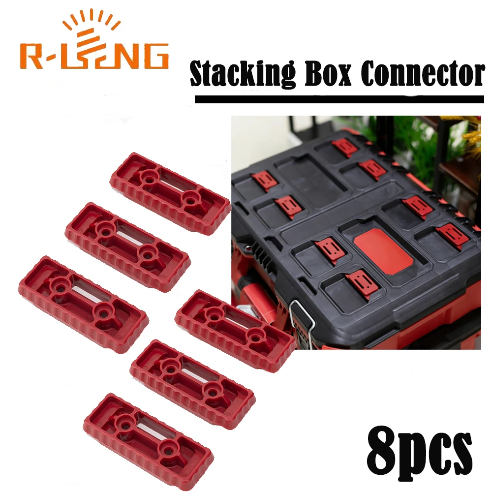 For Milwaukee Modular Connector Clips Stackable Toolbox Linking Plates for System Secure Storage Box Connection Accessories