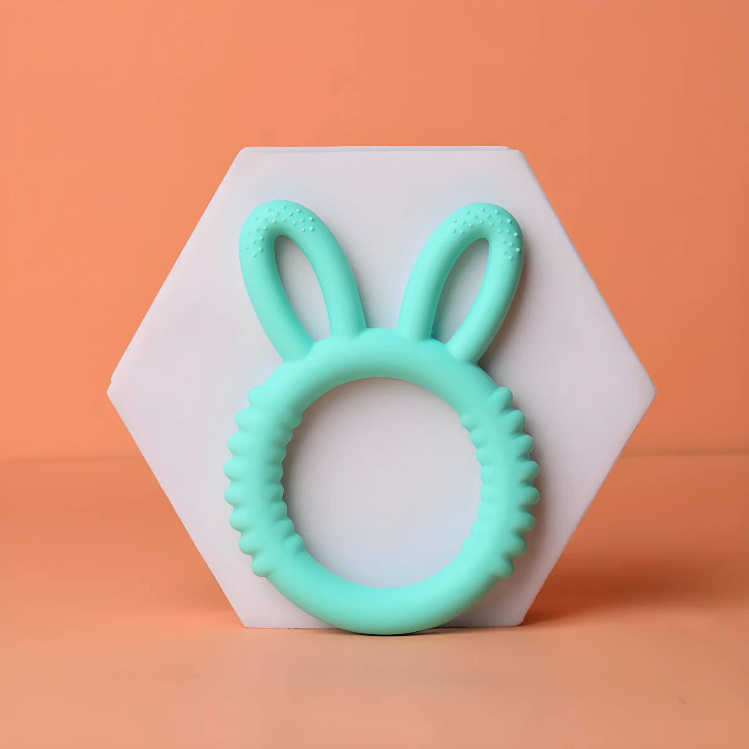 Baby Silicone Teether Bunny Baby Pacifier Bite Happy Children Teething Toys Maternity & Baby Products