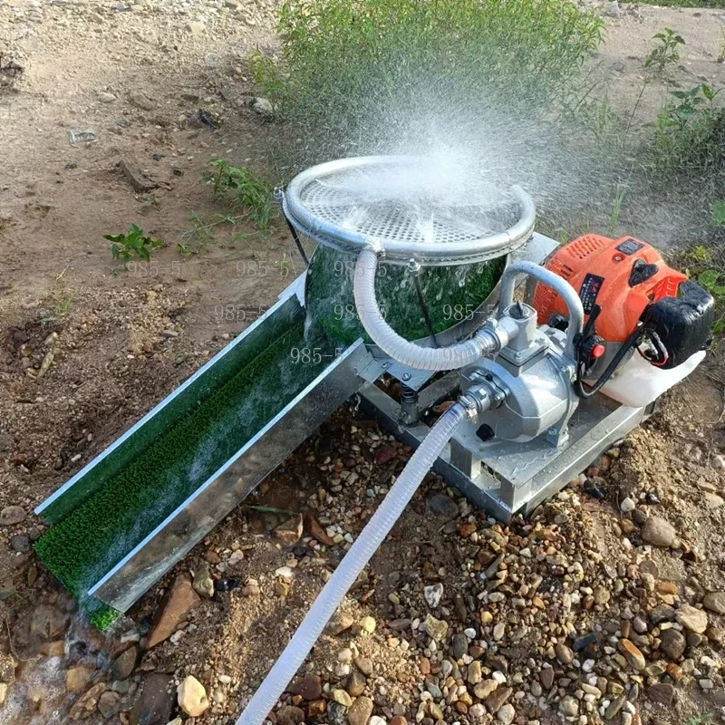 Outdoor Gold Gem Prospecting Portable Placer Gold Recovery Mining Carpet Washing Machine