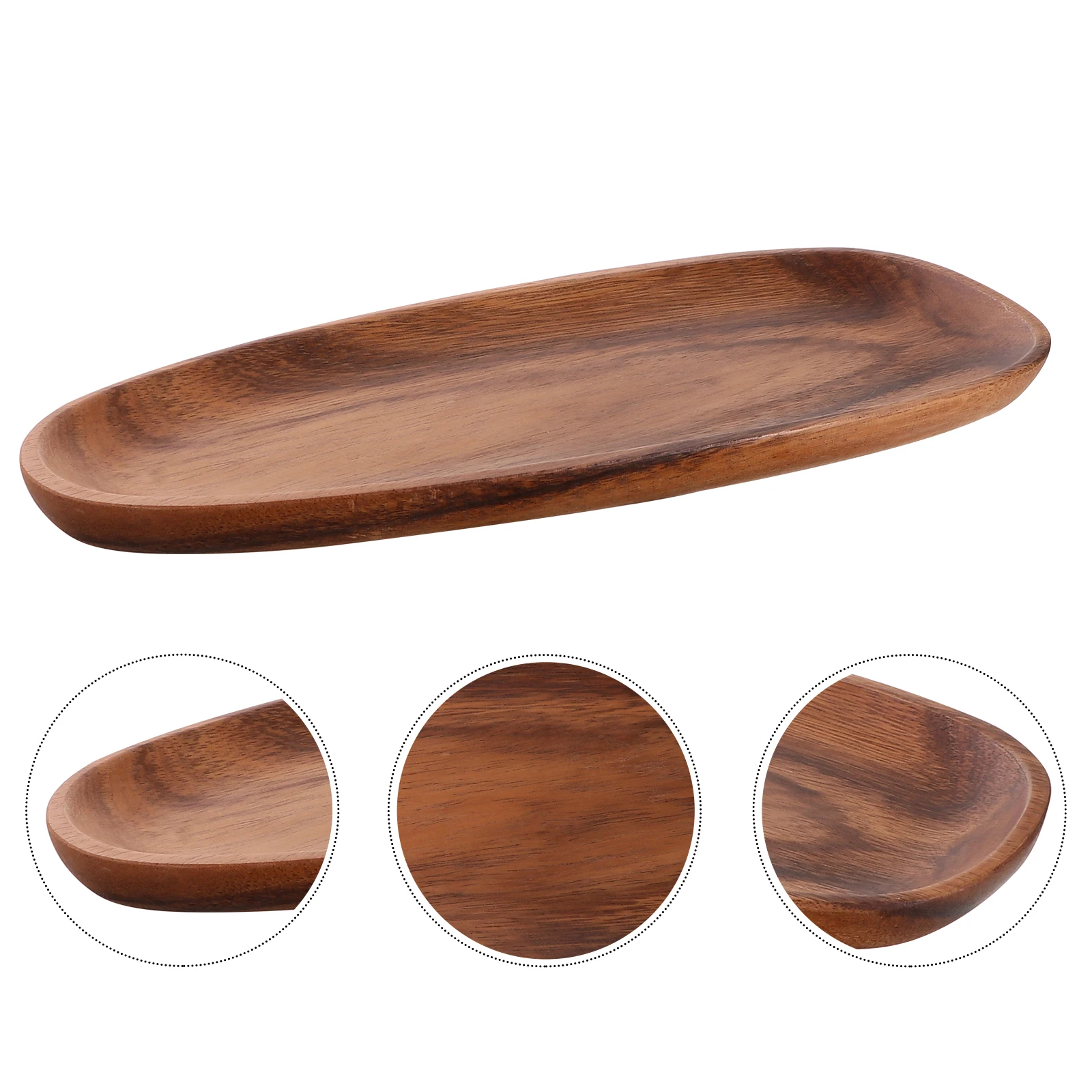 

Sushi Plate Decorative Tray Classic Design Premium Material Practical Use Japanese Style Platters Food Tray Kitchen Supplies