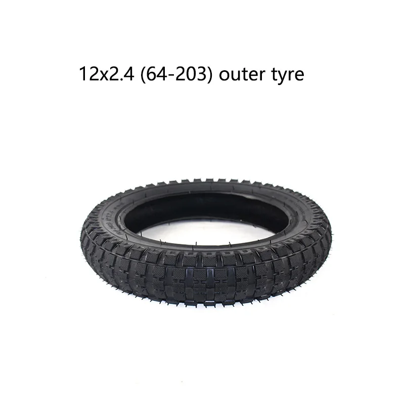 High-Performance Nylon 12x2.4 Tire Electric Scooter Tyre For Kids Bike 12 Inch 64-203 Children Bicycle image 3