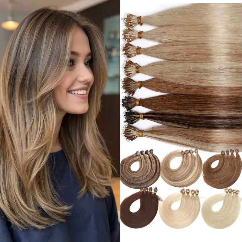 human-remy-hair-nano-ring-hairpiece-22inch-straight-p4-613-1001-hair-wig-more-volume-body-wedding-wholesale
