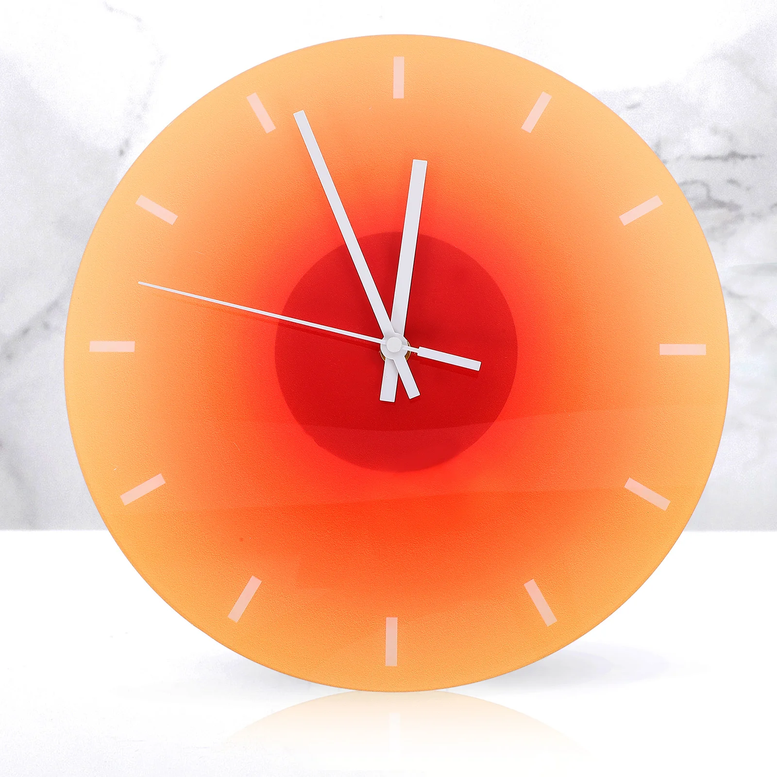 

Round Wall Acrylic 3D Home Clock Decor Gradient Silent Sweep Decorative Home Office Bedroom Living Circular Timepiece