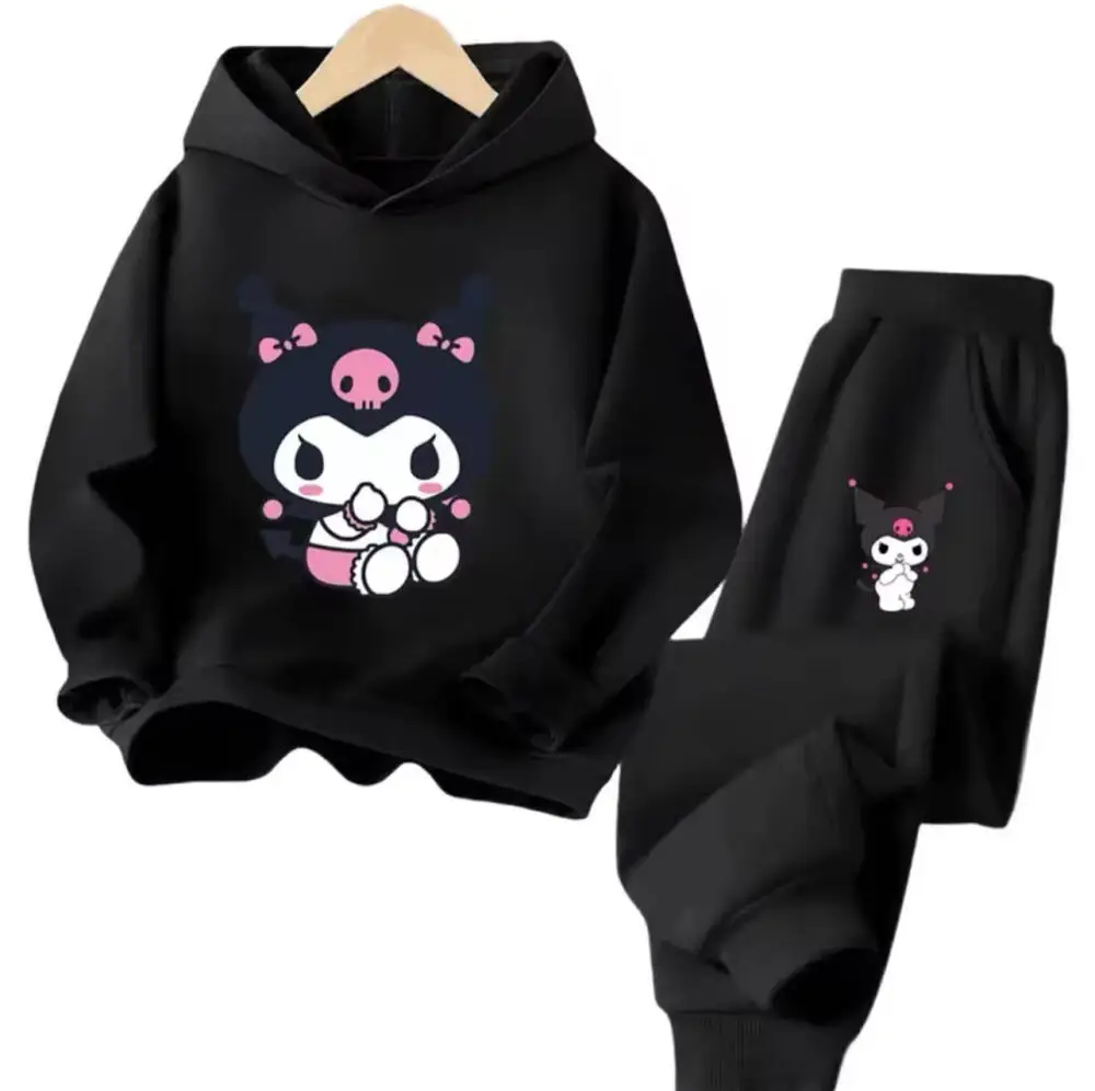 

Sanrio Kuromi Kawaii Anime Costume for Girls Children's 2025 Clothing Boys' Autumn Clothes Infant Kids Girl Coats Outdoor