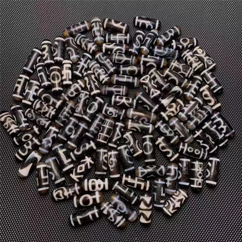 New Arrival Taiwan Beads 100pcs/lot 11*28mm B Quality Black and White Color Fine Weathering Vein for Necklace and Pendants