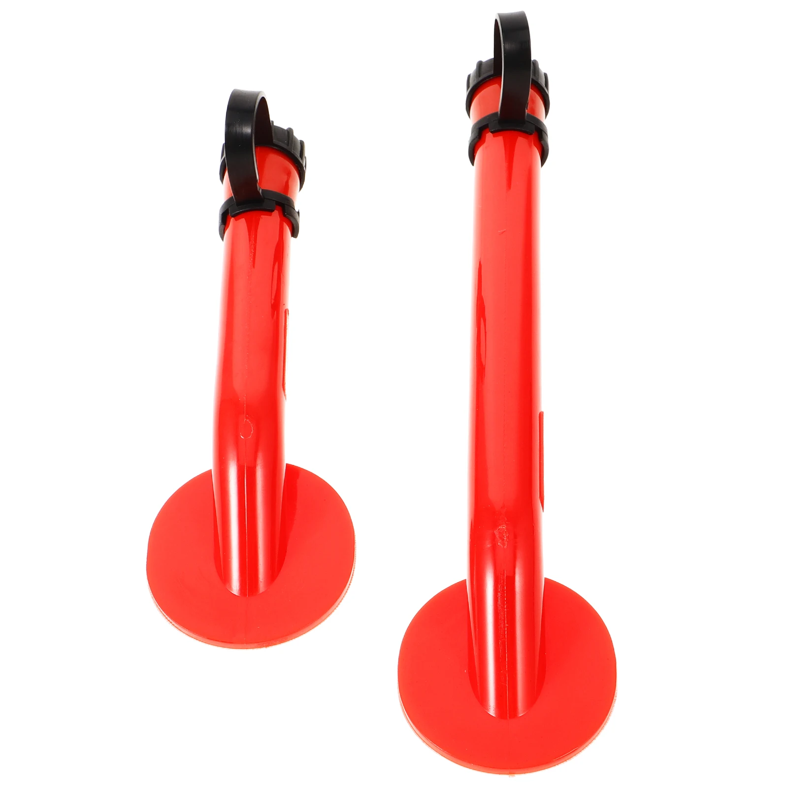 

2 Pcs Life Jacket Air Blow Tube Hose Inflatable for Safety Devices Inflation Jackets Buoy Accessories Orange Emergency Gear