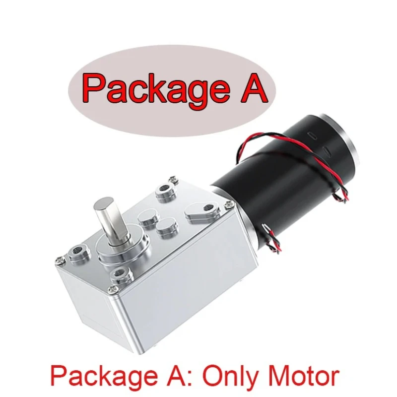 5840-31ZY DC 12V 24V Reduction Gear Motor Large Torque High Power 2-70kg 7RPM-470RPM Worm Gear Motor Reversed Motor