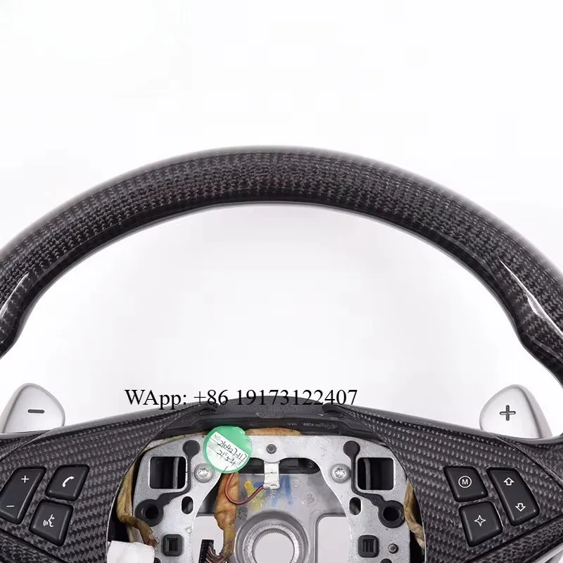 Custom Carbon Fiber Steering Wheel of Trim and Button Trim