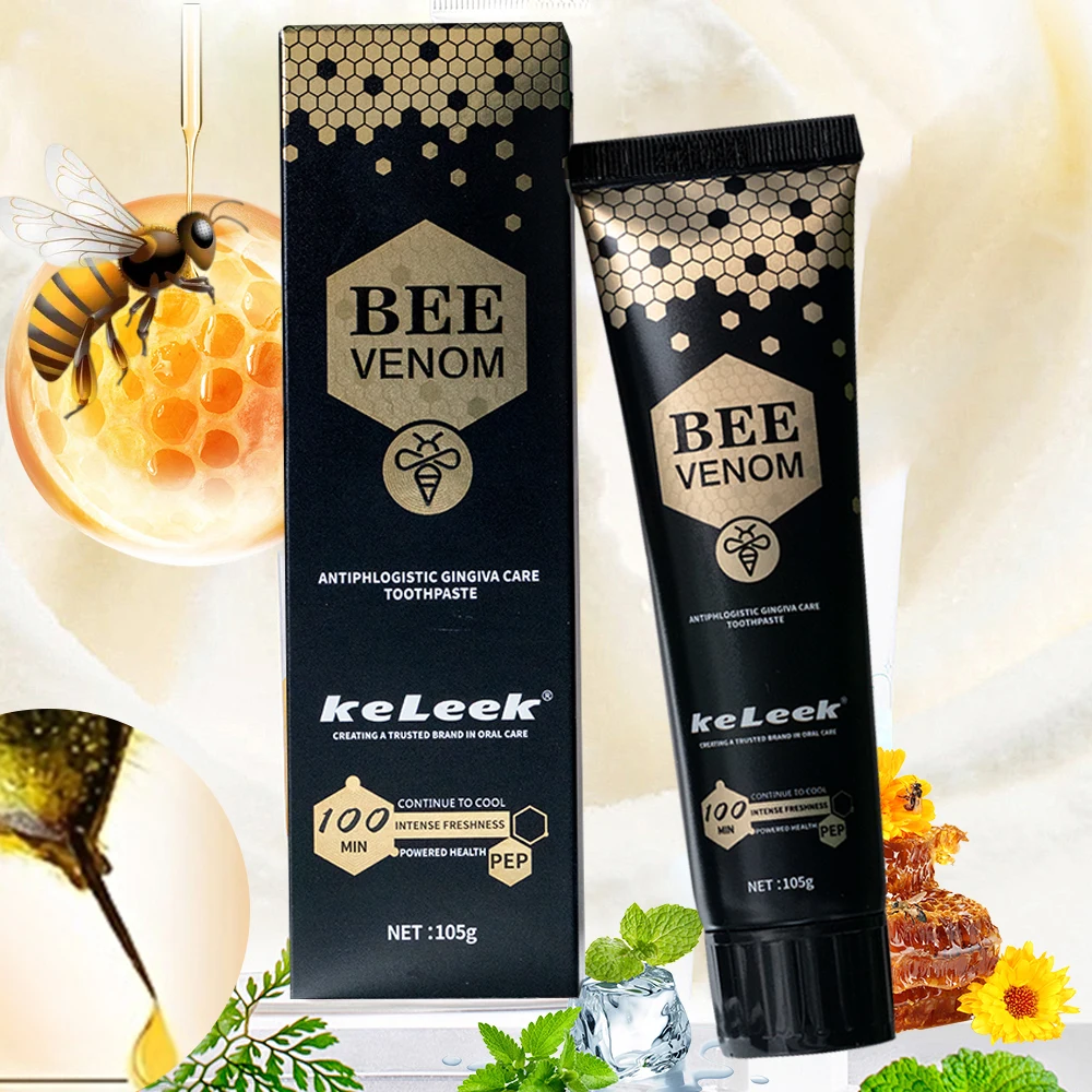 Bee Propolis Toothpaste Brightening Whitening Teeth Cleaning Care Oral Cleaning Household Toothpaste Fluoride Free keleek
