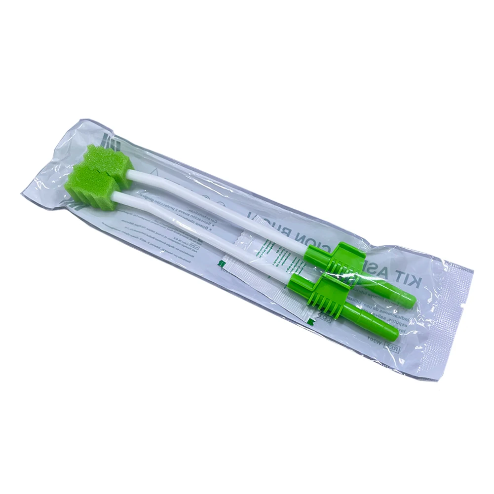 Medical Disposable Mouth Suction Hygiene Sponge Swabs Srugical Oral Cleansing Tube Sticks Patient ICU Sputum Suction Swabs