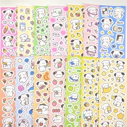 Skyscaponic Kawaii Dog Series Journal Stickers Kpop cartoline adesivi coreani Junk Yowo Scrapbook fornitori di materiali decorativi