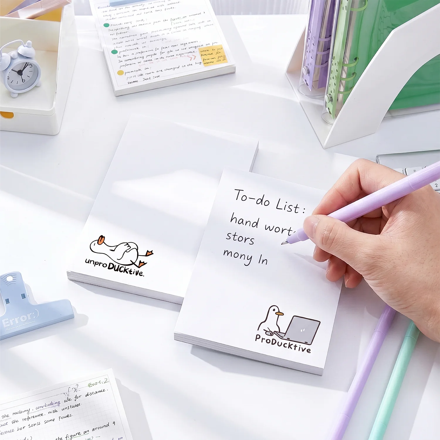 2 PCS Funny Duck Sticky Notes, - Hair Care Journal review and price
