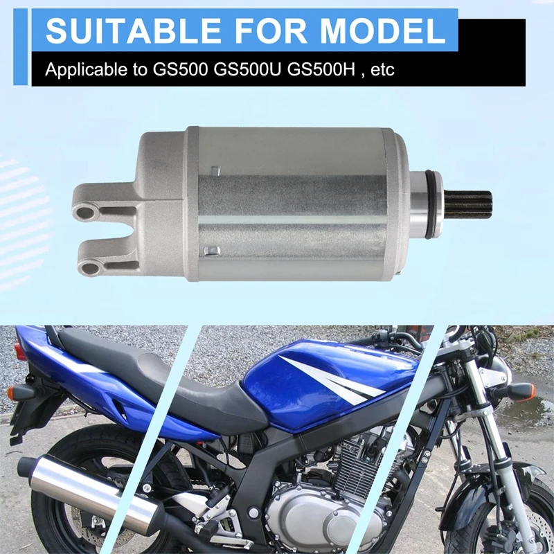 Motorcycle 10 Teeth Starter Motor For Suzuki GS500 GS500U GS500H GS500F GS500E GS500ESK GSX750 GSX750F 31100-27A00