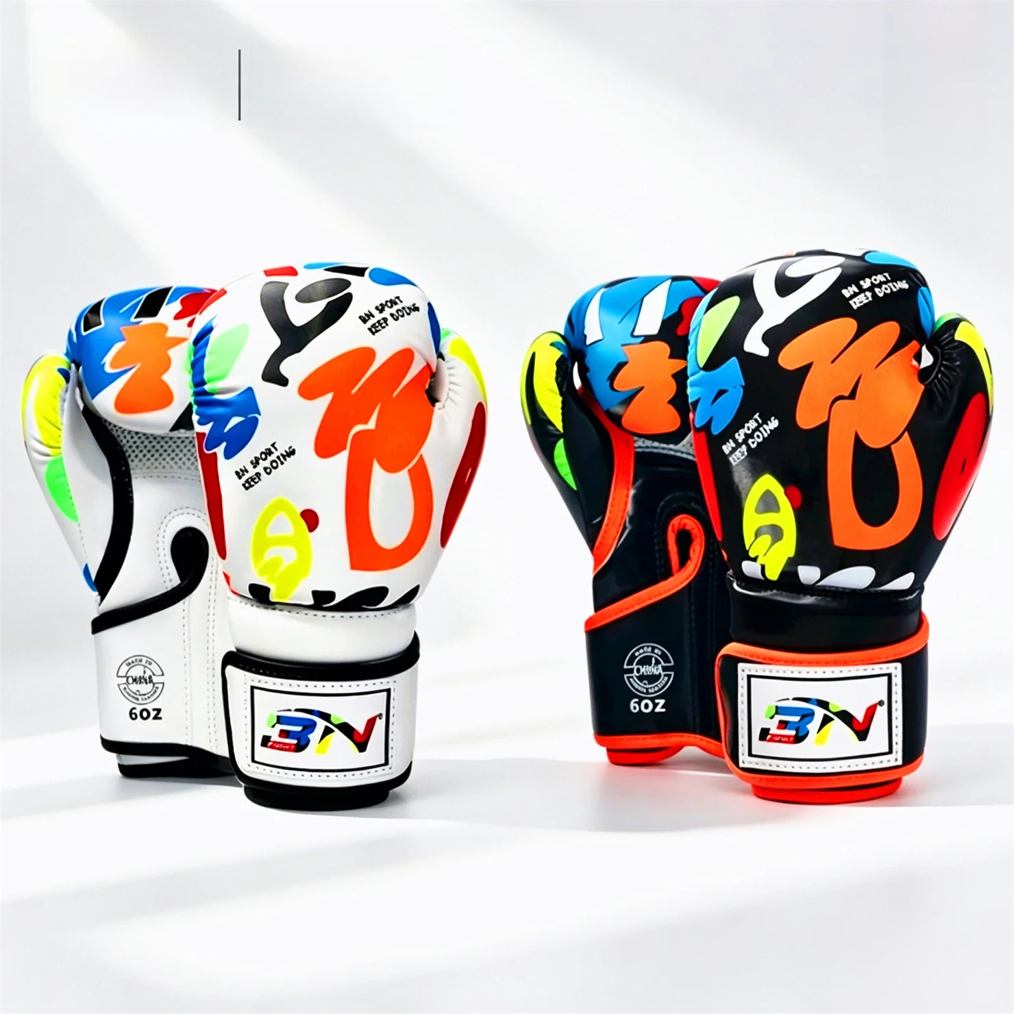 bn-children's-boxing-gloves-60z-male-female-teenage-martial-arts-professional-training-competition-gloves-8oz-muay-thai