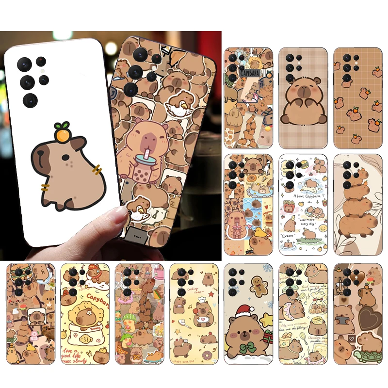 

Capybara Phone Case For Samsung S25 S24 S23 S22 S21 Ultra S24 S23 S22 S21 Plus S24 S21 S20 FE