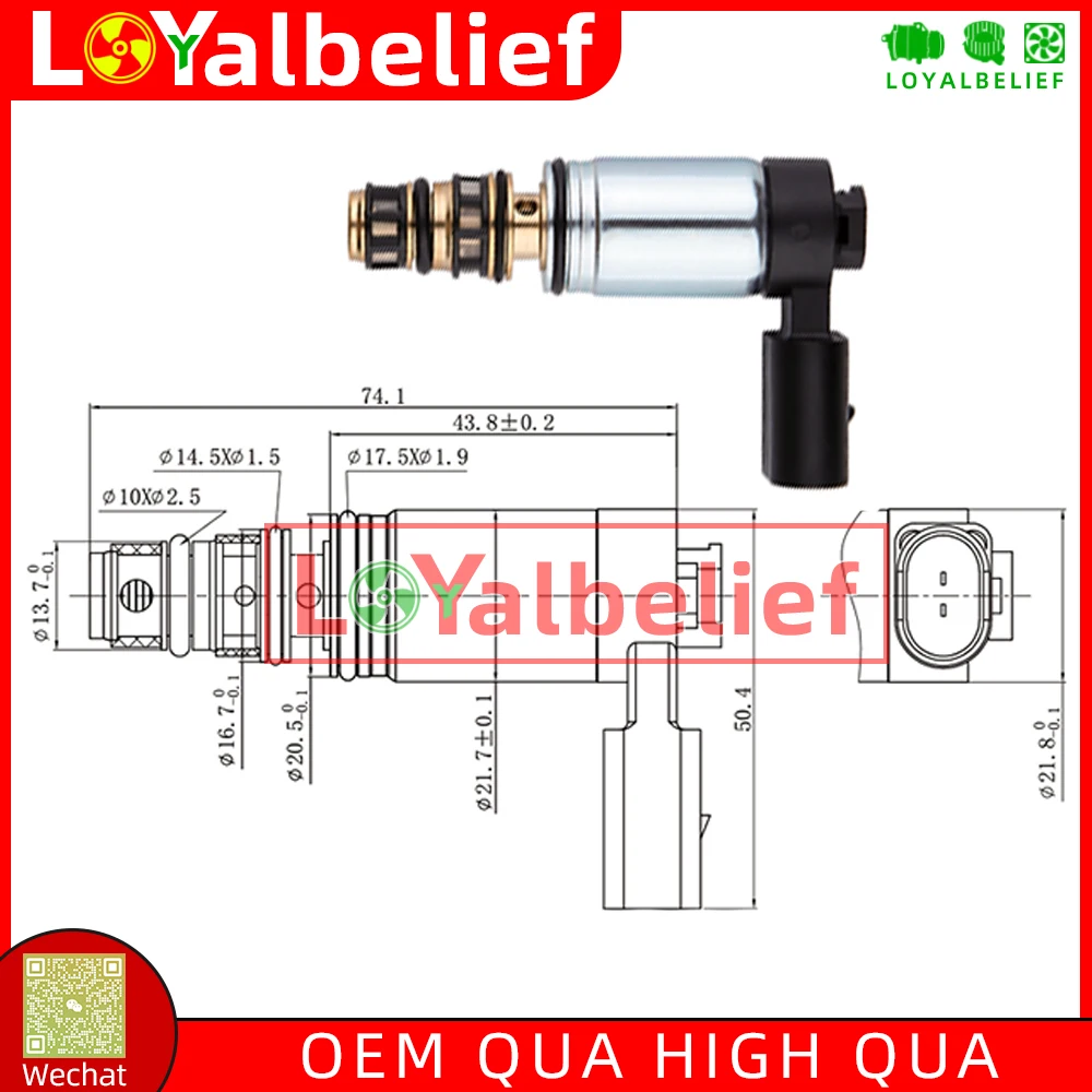 LY-38 AC Compressor Control Valve For AUDI Q3 VW Golf Touran Passat 3C Tiguan Scirocco Caddy OCTAVIA 5Q0820803J 5N0820803