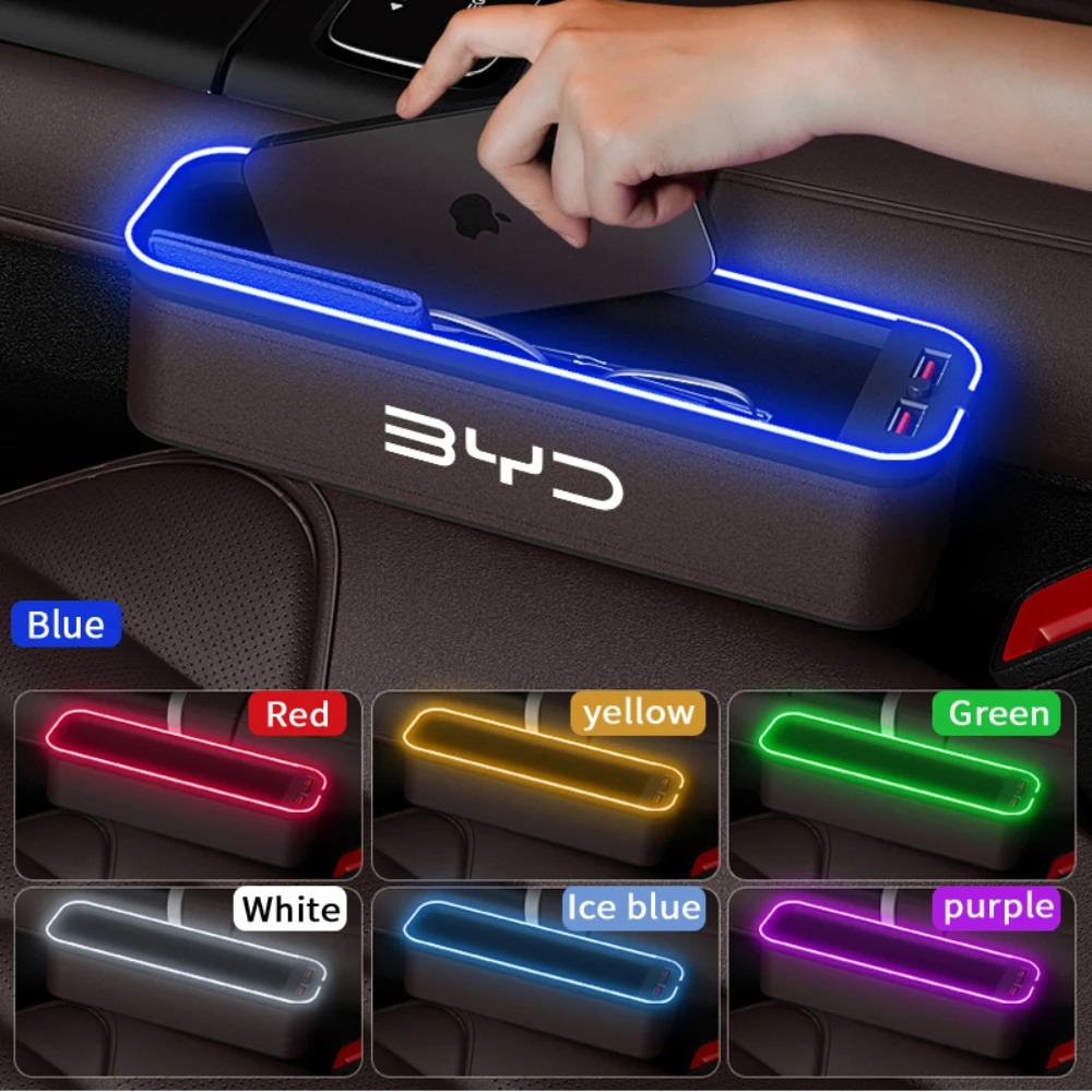 

Car Seat Crevice Gaps Storage Box Seat Organizer For BYD Atto 3 Act 3 Tang F3 E6 Dmi dolphin Song plus Accessories for the car