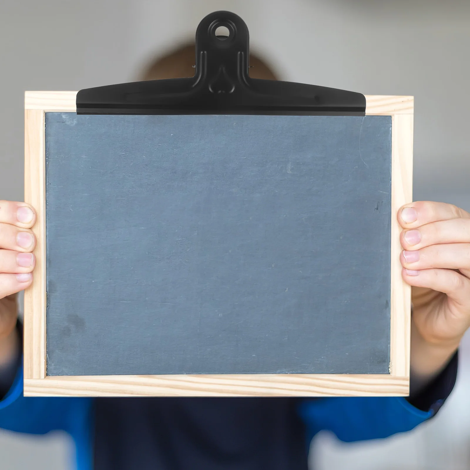 

2pcs Extra Large Heavy Duty Stainless Steel Bull Clips Office Home Binding Hanging Documents Food Bags Large Paper Clip