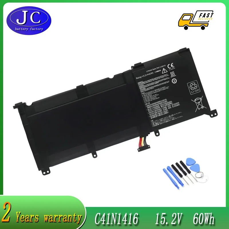 

JCLJF C41N1416 Laptop Battery for ASUS ZenBook Pro G501 G501J G501VW G501VJ G501JW G601J N501J UX501LW N501L UX501J Series