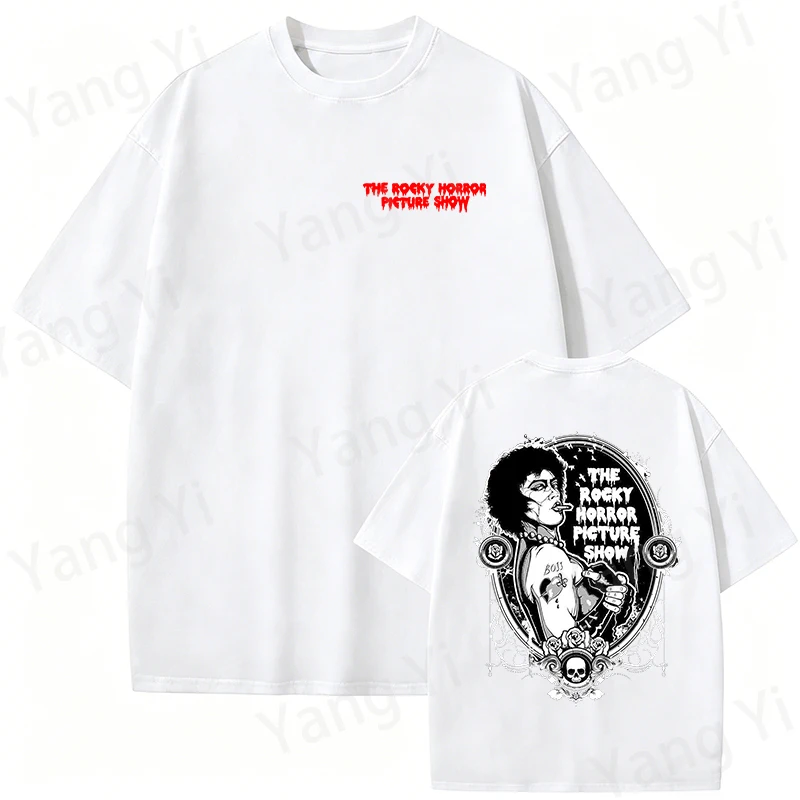 Funny the Rocky Horror Pkture Show Letter Print Men Women T-Shirt Frank N. Ford Pattern Tops Cotton Cool T Shirt Plus Size Tees
