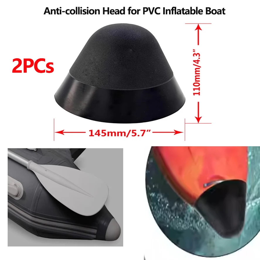 New Inflatable Boat Anti-collision Head Yacht Dinghy Inflatable Rubber Fishing Kayak 90° Bumper Canoe Accessories