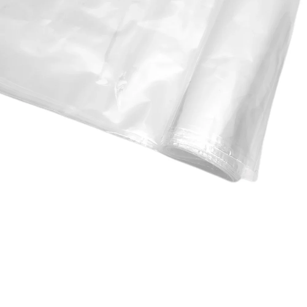 100PCS Heat Shrink Bags Shrinkable Film POF Shrink Bags PVC Transparent Plastic Bag Packaging Seal Film Wrap Home Storage Bags