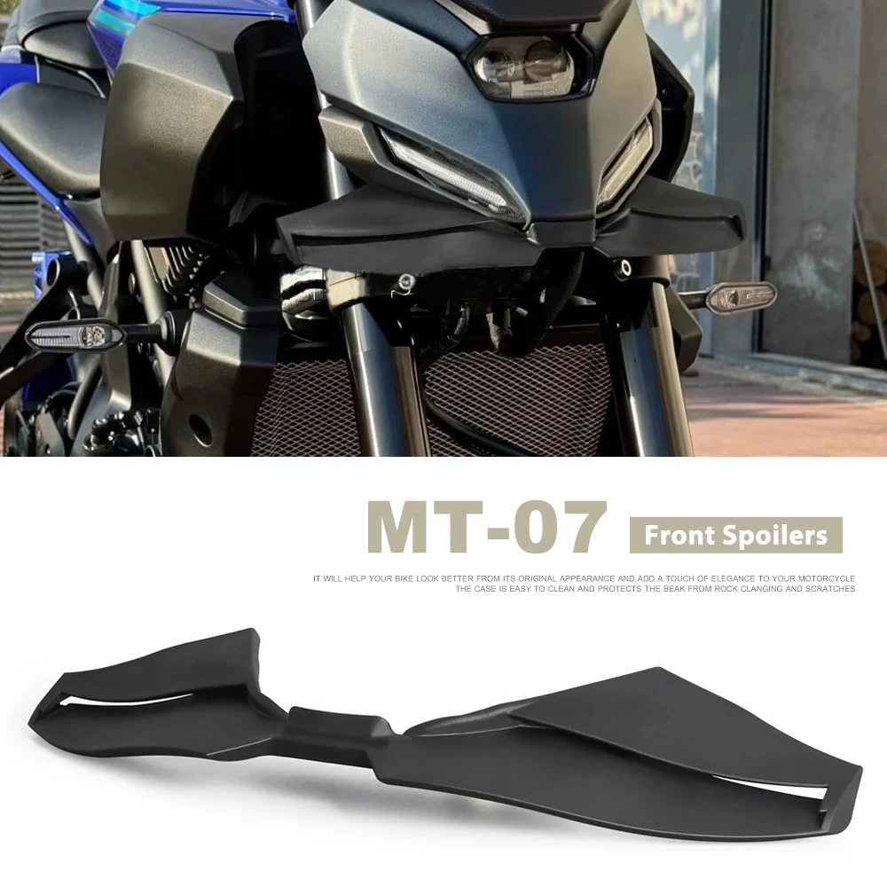 

New Wing Deflector MT07 Black 2025 2026 Sport Downforce Naked Front Spoilers AerodynamicFor YAMAHA MT-07 MT 07 mt07 Motorcycle