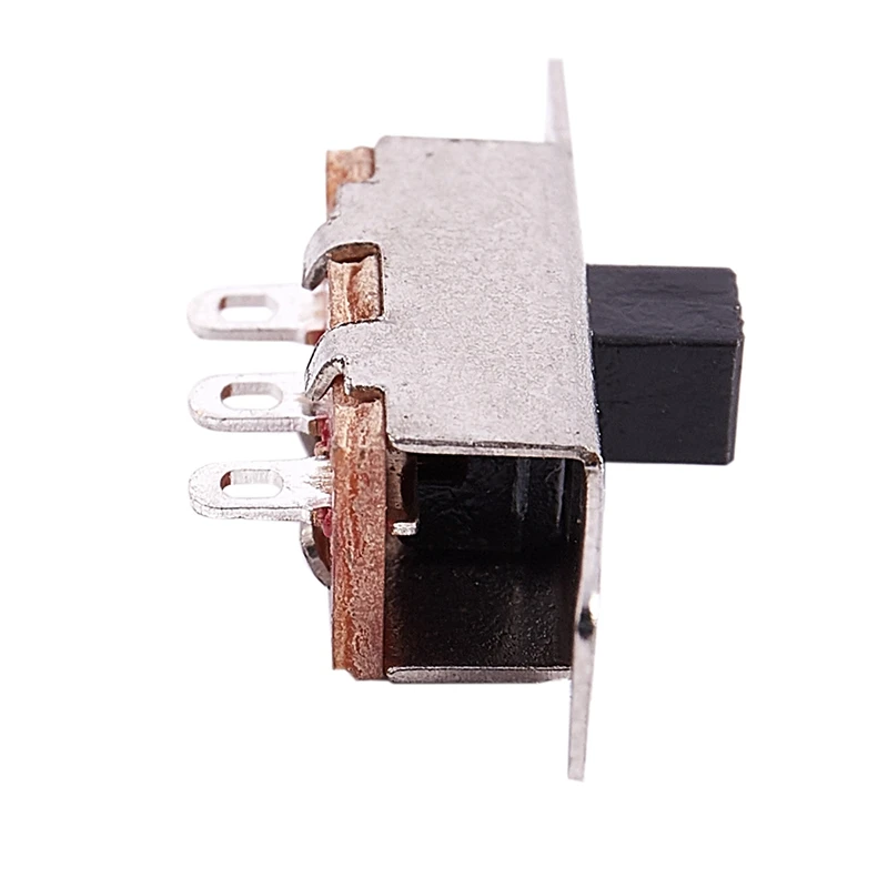 Mini Slide Switch Solda Lug, On-Off, 2 posições, SPDT, Painel 1P2T, SS12F15G3, 5 pcs